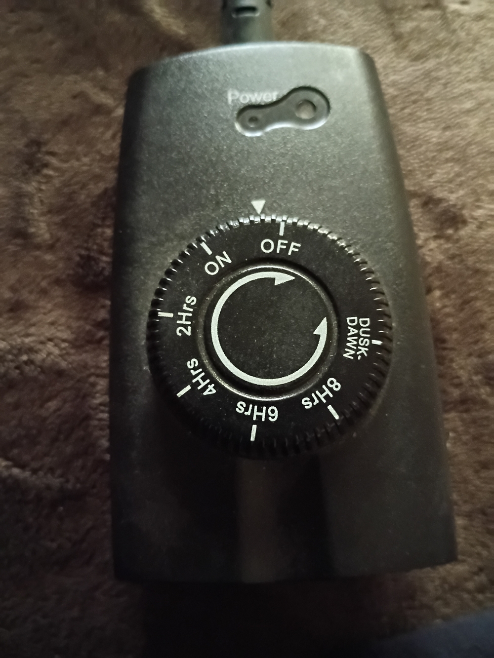 Black Electronic Timer Switch with Rotary Dial!!